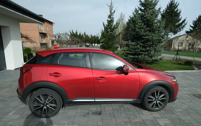 Mazda CX-3 cena 64000 przebieg: 162000, rok produkcji 2016 z Warszawa małe 407